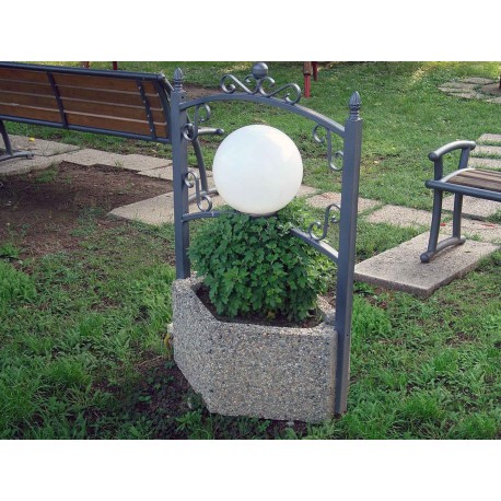 TIP 7200 ŽARDINJERA S OGRADOM I RASVJETOM