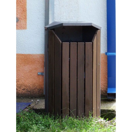 TIP 2303 KOŠ ZA OTPATKE SAMOSTOJEĆI ČELIK-DRVO