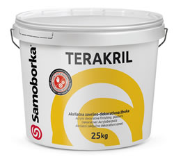 TERAKRIL R - Akrilatna fasadna žbuka ribane (žljebaste) teksture