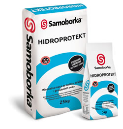 HIDROPROTEKT - Mineralna žbuka (masa) za zaštitu od vlage i procjednih voda, za unutarnje i vanjske radove