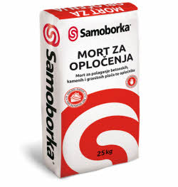 MORT ZA OPLOČENJA - mort za polaganje kamenih, granitnih te betonskih ploča i opločnika