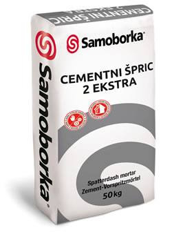 CEMENTNI ŠPRIC 2 EKSTRA - Projektirani mort za zidanje (T) zidova od lakih opeka i blokova