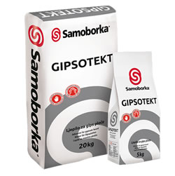 GIPSOTEKT - masa za lijepljenje gipsvlaknastih i gipskartonskih ploča na zid